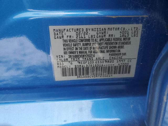 2022 NISSAN SENTRA SV - 3N1AB8CV0NY250214