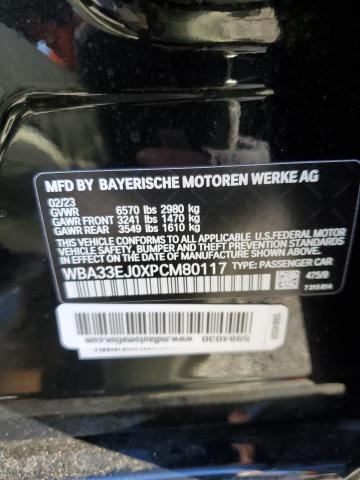 2023 BMW 760 XI WBA33EJ0XPCM80117