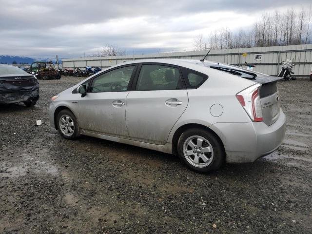 TOYOTA PRIUS 2012 silver  hybrid engine JTDKN3DU4C1540510 photo #3