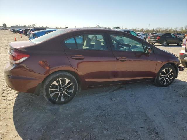 HONDA CIVIC EX 2015 burgundy  gas 19XFB2F81FE010548 photo #4