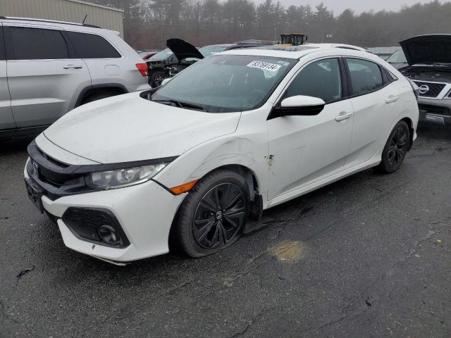 HONDA CIVIC EX 2019 white  gas SHHFK7H69KU420722 photo #1