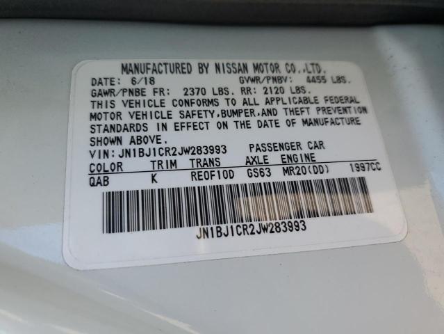 2018 NISSAN ROGUE SPT JN1BJ1CR2JW283993