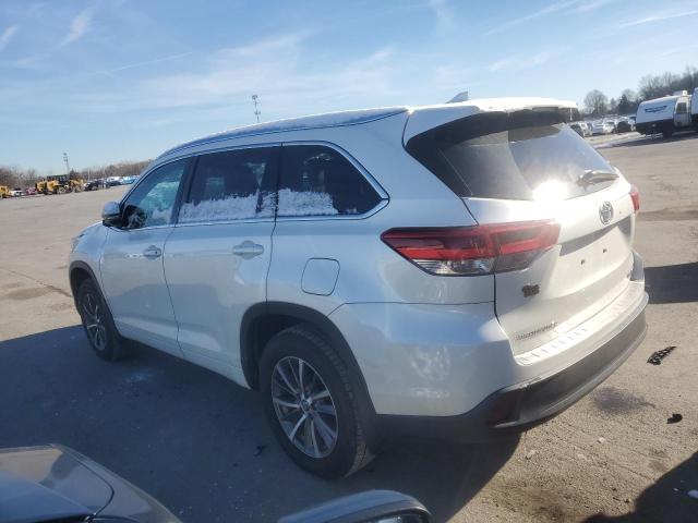 TOYOTA HIGHLANDER 2018 white  gas 5TDJZRFH9JS556124 photo #3