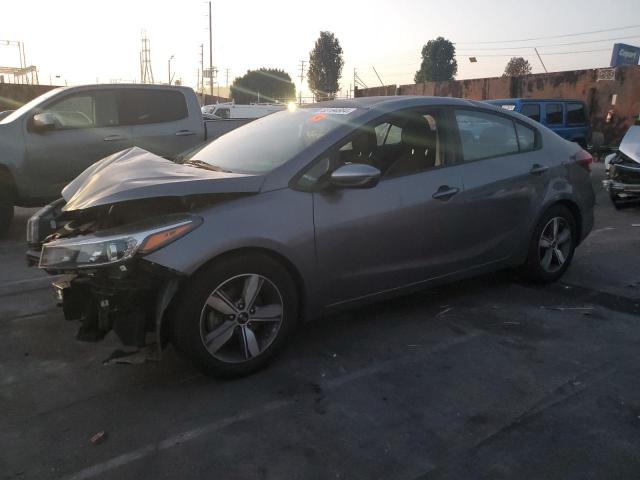 KIA FORTE LX 2018 gray  gas 3KPFL4A74JE175591 photo #1