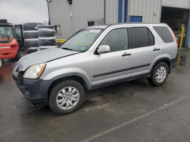 HONDA CR-V EX 2006 silver  gas JHLRD78826C022204 photo #1