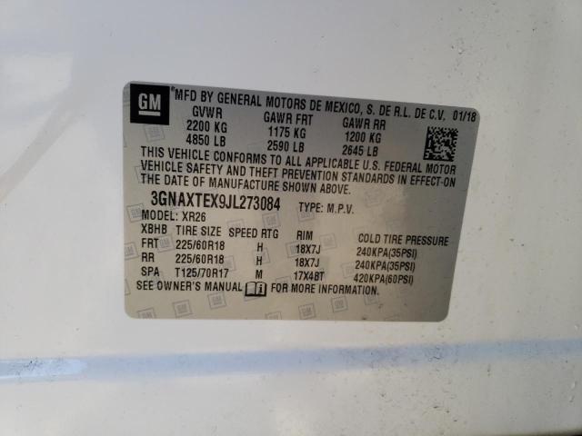 2018 CHEVROLET EQUINOX LT - 3GNAXTEX9JL273084