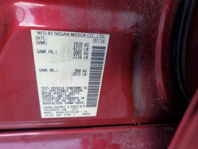 2015 NISSAN ALTIMA 2.5 - 1N4AL3AP6FC130743