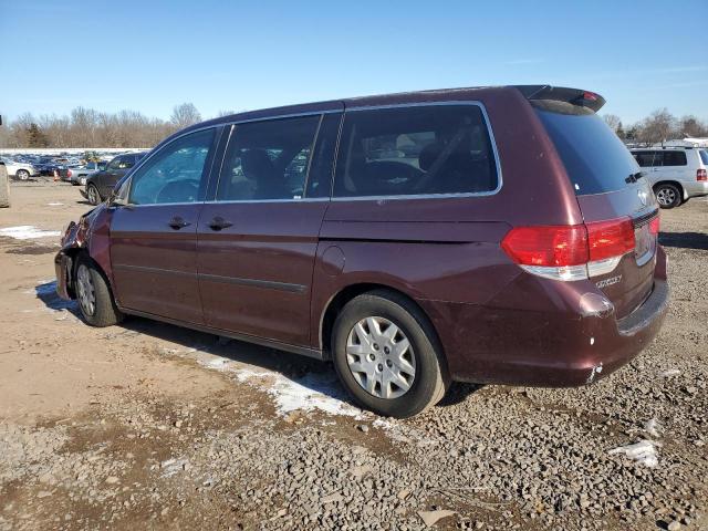 HONDA ODYSSEY 2009 burgundy  gas 5FNRL38279B046767 photo #3