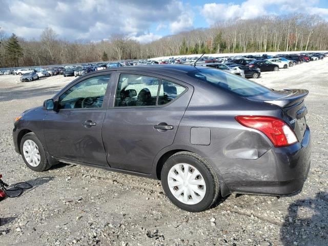 NISSAN VERSA S 2015 gray sedan 4d gas 3N1CN7AP0FL820693 photo #3