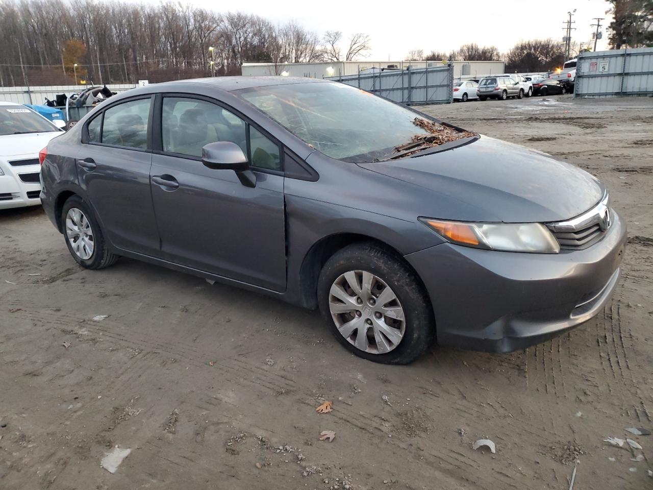 Lot #3034202837 2012 HONDA CIVIC LX