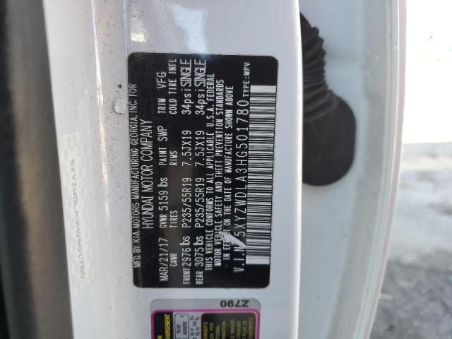 2017 HYUNDAI SANTA FE S - 5XYZWDLA3HG501780