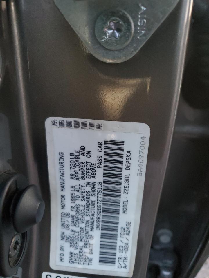 Lot #3028618942 2007 TOYOTA COROLLA CE