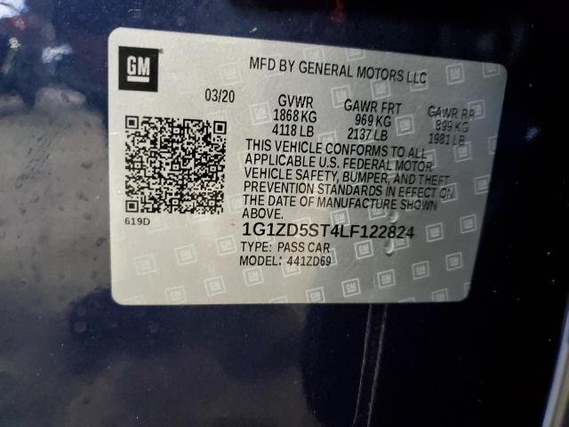 2020 CHEVROLET MALIBU LT - 1G1ZD5ST4LF122824