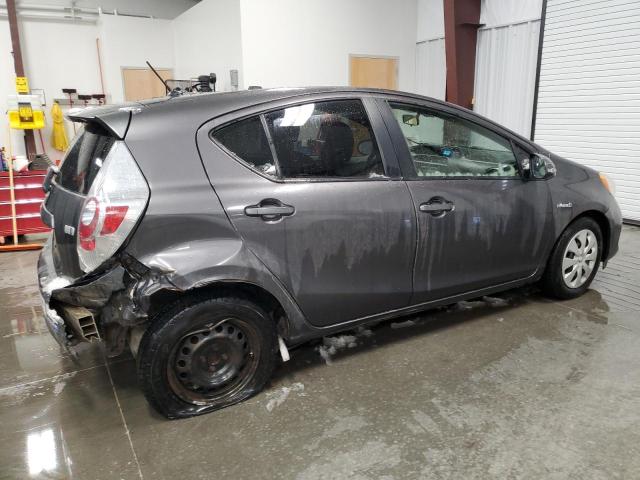 TOYOTA PRIUS C 2014 gray  hybrid engine JTDKDTB37E1067315 photo #4