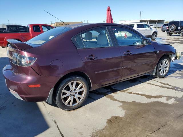 MAZDA 3 I 2007 burgundy  gas JM1BK32F871666162 photo #4