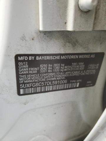 VIN 5UXFG8C57DL591006 2013 BMW X6 no.13