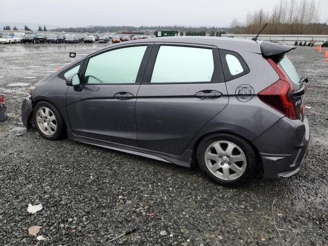 HONDA FIT LX 2015 gray  gas 3HGGK5G50FM726813 photo #3