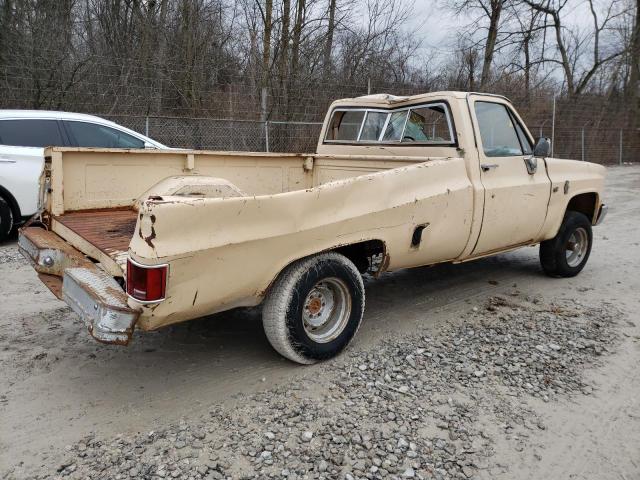 CHEVROLET K10 1986 yellow  gas 1GCEK14H1GS180383 photo #4