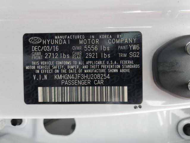 2017 GENESIS G80 ULTIMA - KMHGN4JF3HU208254