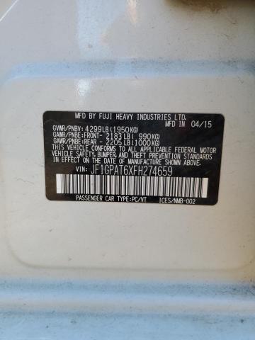 2015 SUBARU IMPREZA SP - JF1GPAT6XFH274659