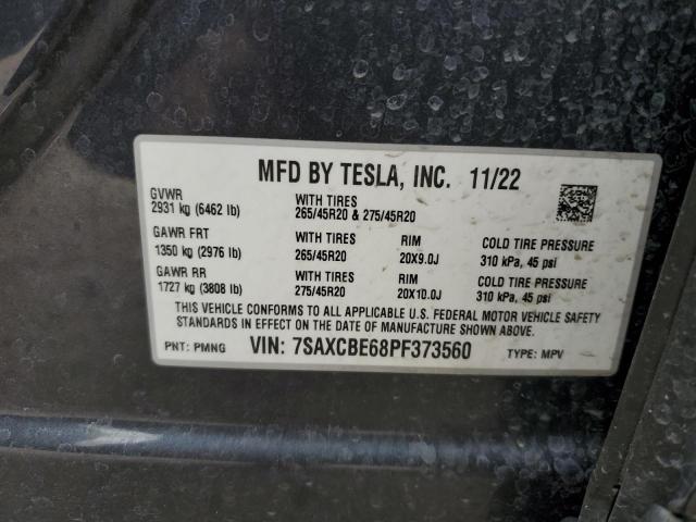 2023 TESLA MODEL X - 7SAXCBE68PF373560