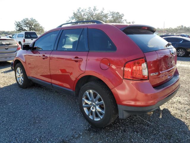 FORD EDGE SEL 2012 red 4dr spor gas 2FMDK3JCXCBA87801 photo #3