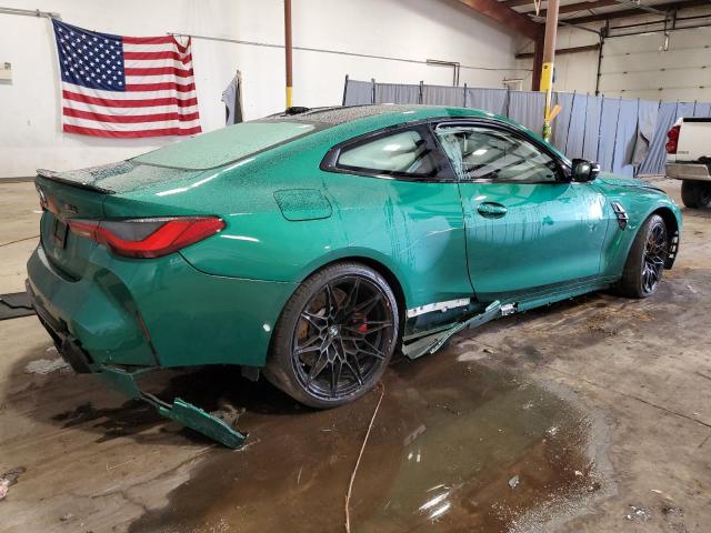 BMW M4 COMPETI 2024 green  gas WBS43AZ01RCP96697 photo #4