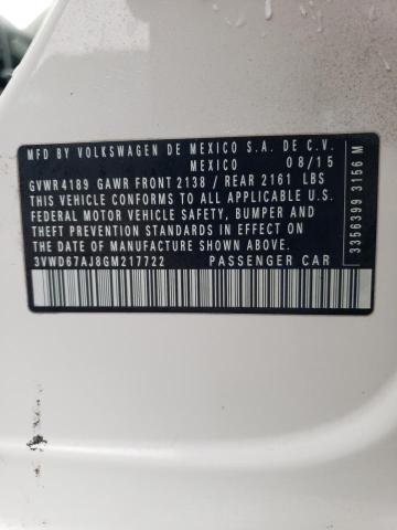 2016 VOLKSWAGEN JETTA SE - 3VWD67AJ8GM217722