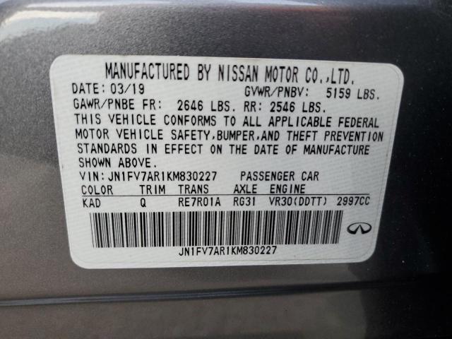 2019 INFINITI Q50 RED SP - JN1FV7AR1KM830227