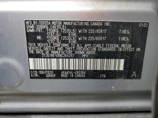 2022 TOYOTA RAV4 LE - 2T3G1RFVXNC264267