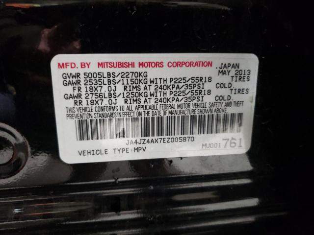 VIN JA4JZ4AX7EZ005870 2014 MITSUBISHI OUTLANDER no.13