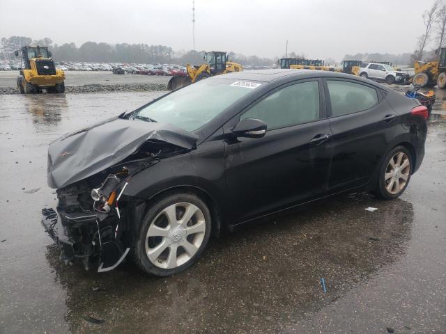 HYUNDAI ELANTRA GL 2012 black  gas KMHDH4AE5CU309743 photo #1