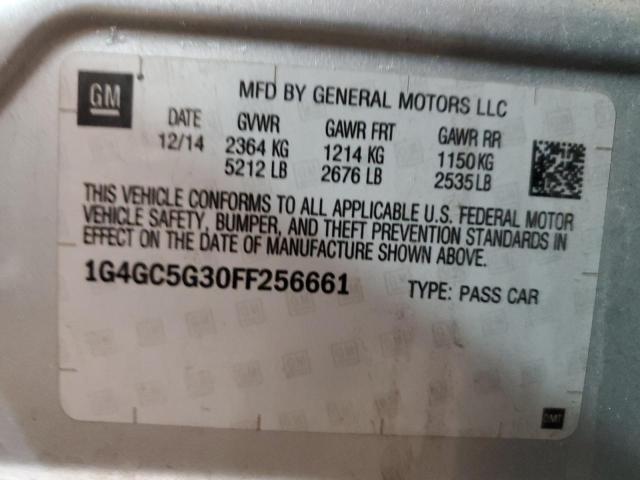 2015 BUICK LACROSSE - 1G4GC5G30FF256661