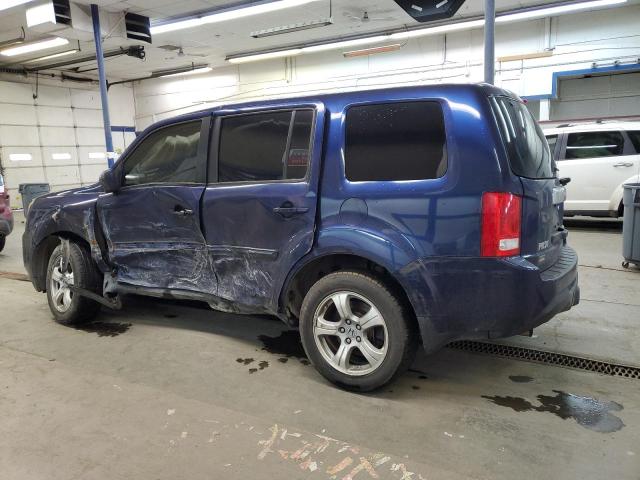 HONDA PILOT EXL 2015 blue  gas 5FNYF4H6XFB040209 photo #3