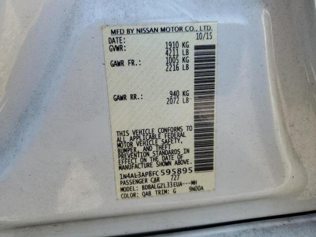 2015 NISSAN ALTIMA 2.5 - 1N4AL3AP8FC595895