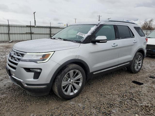 FORD EXPLORER L 2018 silver  gas 1FM5K7F88JGA85938 photo #1