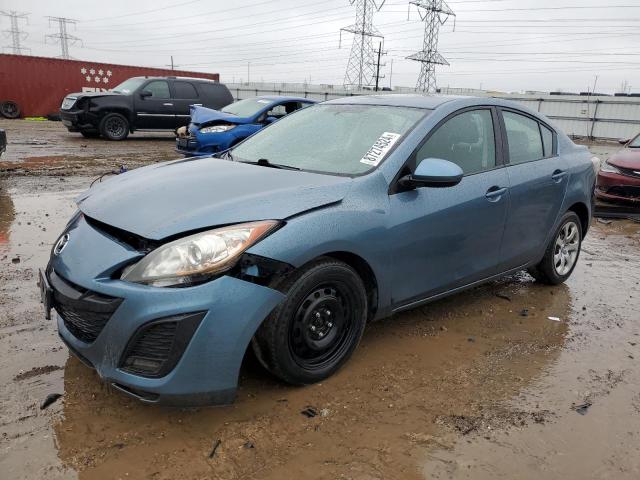 MAZDA 3 I 2011 blue  gas JM1BL1UF7B1401546 photo #1