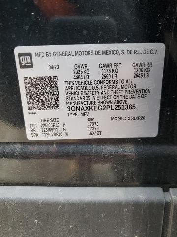 2023 CHEVROLET EQUINOX LT - 3GNAXKEG2PL251365