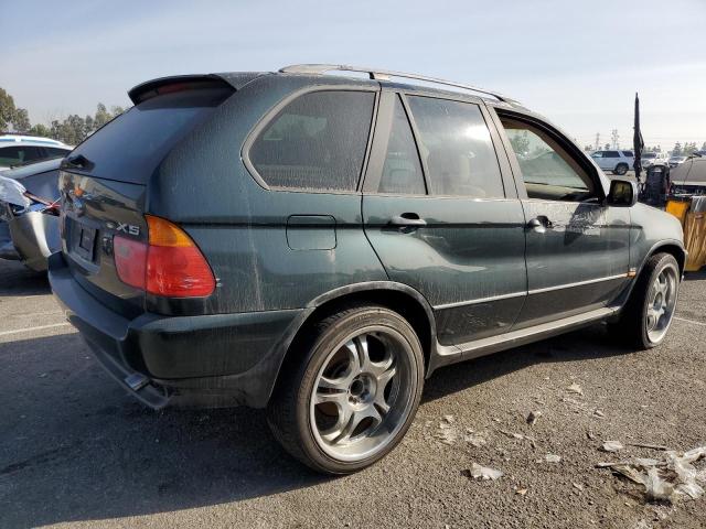 BMW X5 3.0I 2001 green 4dr spor gas WBAFA53521LM74248 photo #4