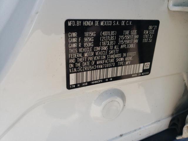2022 HONDA HR-V LX - 3CZRU5H34NM708970