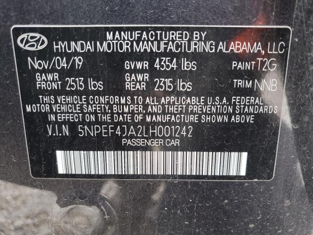 2020 HYUNDAI SONATA SEL - 5NPEF4JA2LH001242