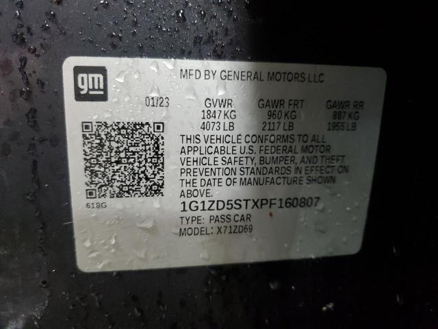 2023 CHEVROLET MALIBU LT - 1G1ZD5STXPF160807