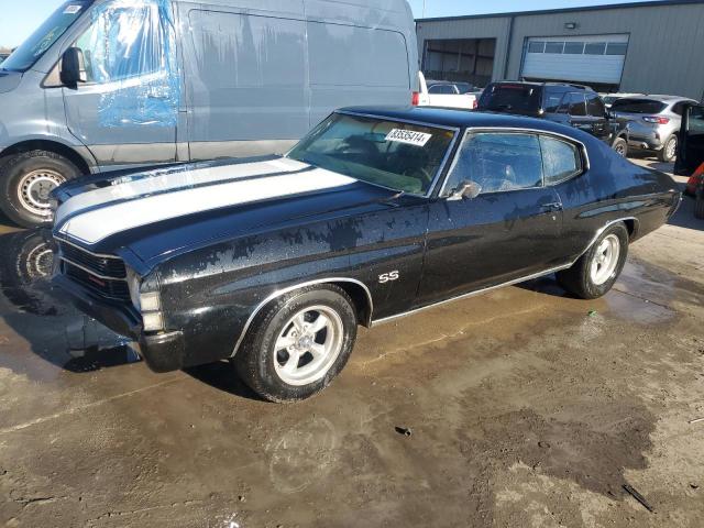 CHEVROLET CHEVELLE 1972 black   1D37F21523434 photo #1