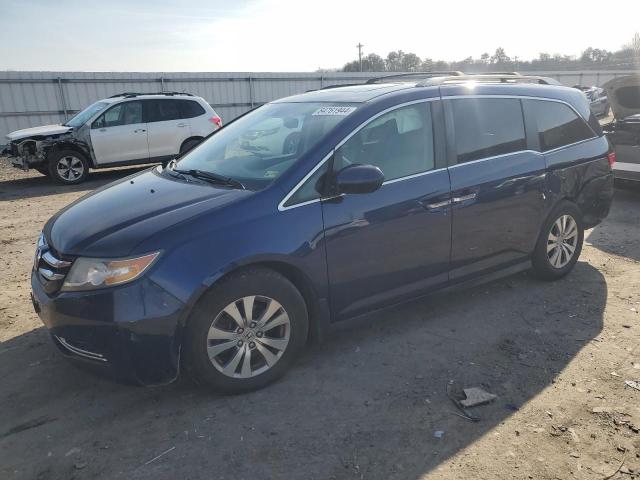 HONDA ODYSSEY EX 2014 blue  gas 5FNRL5H66EB069689 photo #1