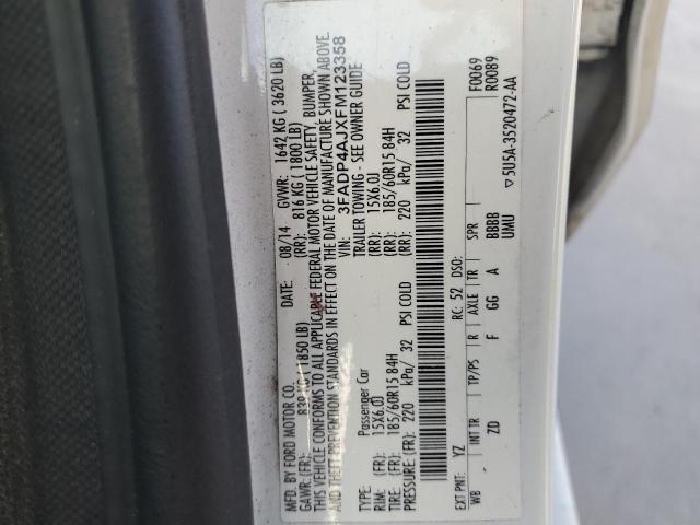 2015 FORD FIESTA S - 3FADP4AJXFM123358