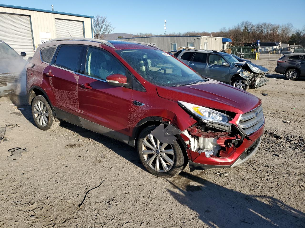 Lot #3044484762 2017 FORD ESCAPE TIT