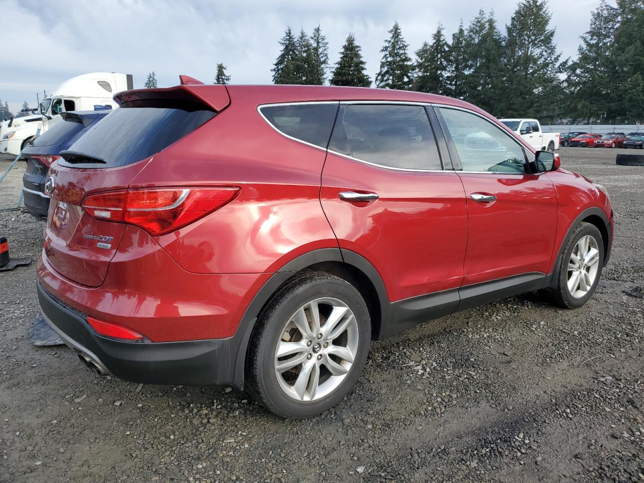 Lot #3028314835 2013 HYUNDAI SANTA FE S