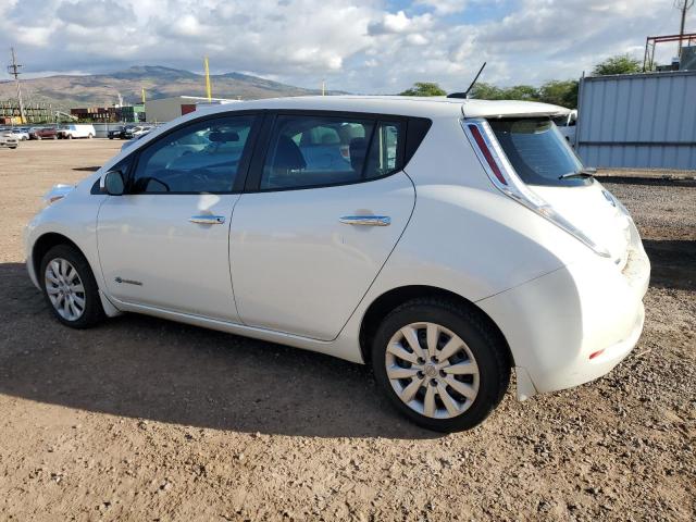 NISSAN LEAF S 2015 white  electric 1N4AZ0CP7FC333487 photo #3