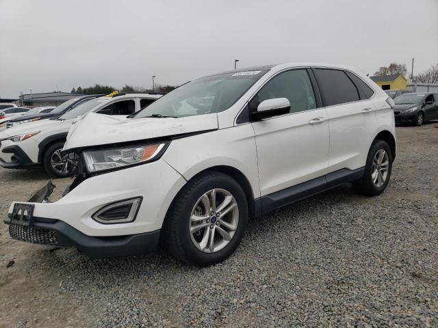 FORD EDGE SEL 2016 white  gas 2FMPK3J95GBC07575 photo #1