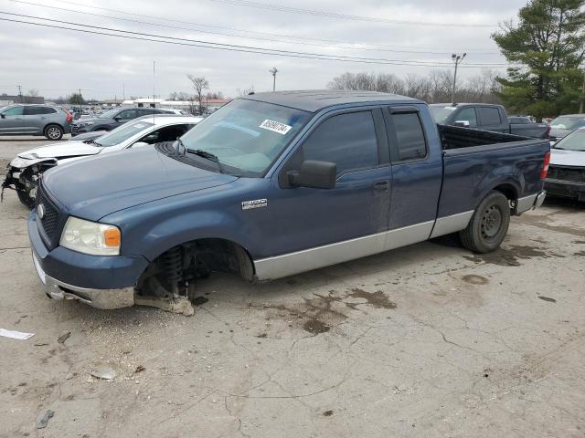 FORD F150 2006 blue 4dr ext flexible fuel 1FTPX12V96FB80299 photo #1